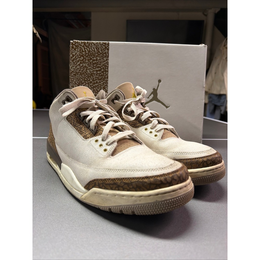 Nike Air Jordan 3 Orewood Brown 'Palomino'‎ Men's US Size 11.5